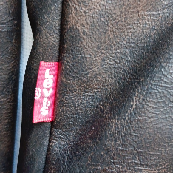 Levi Strauss brown vegan leather jacket NWT - Picture 13 of 13